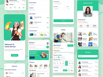 Cleaning Service Mobile App