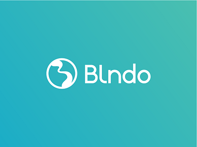 Blndo Logo b circle communication connection globe logo