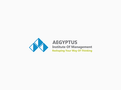 AEGYPTUS Logo communication connection design illustration logo logo design logo designer pyramid pyramids