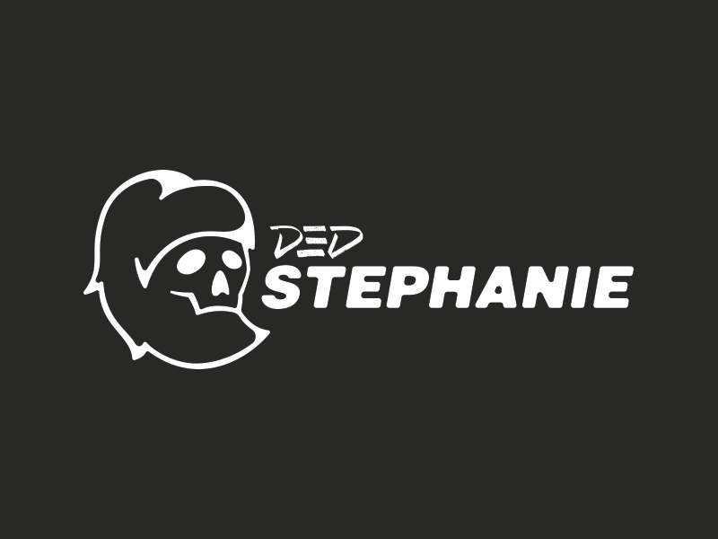 Ded Stephanie Logo/Pattern branding design flat illustration lightning logo logo 2d pattern pyramid rose skull typography vector