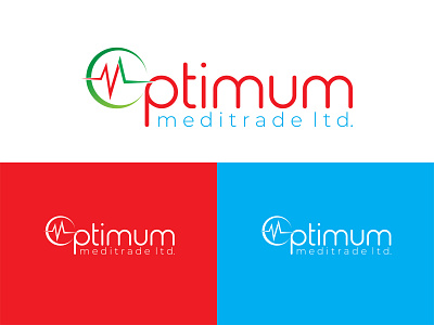 Optimum Meditrade Ltd. branding design graphic design logo typography vector