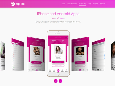 Upline Iphone And Android App