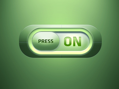 Green Button button interface layout website