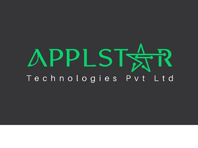 APPLSTAR logo concept branding business card design graphic design illustration logo typography ui ux vector
