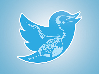 #bones bird bones design illustration oktoberfest playoff sticker twitter