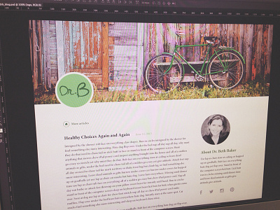 Simple Blog WIP blog branding clean craft design simple ui