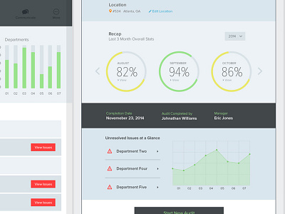 Enterprise App UI app design charts dashboard enterprise graphs product ui ux