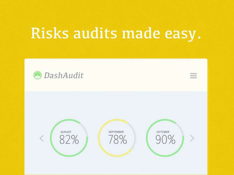 Dash Audit App promo animation product branding ui motion dashboard animation