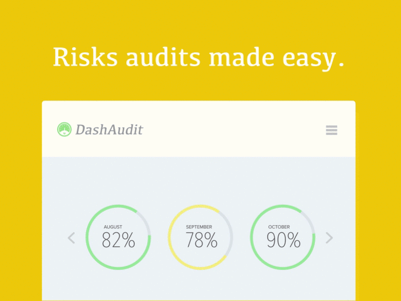 Dash Audit App promo animation animation branding dashboard motion product ui