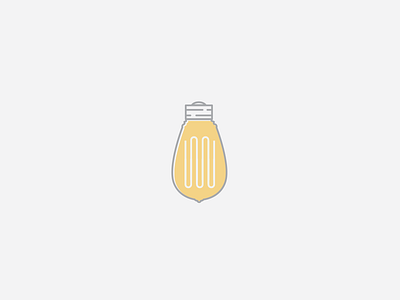 Edison Bulb branding bulb design icon illustration logo mark retro