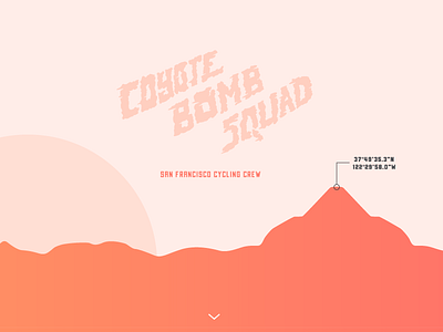 Coyote Bomb Squad Header coyote cycling gradient header