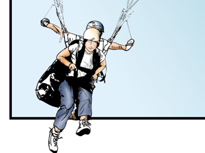 Comics Style... comic comics paraglide