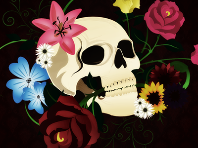 Floral Skull