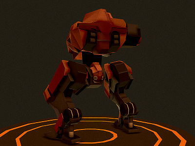 Partially destroyed robot