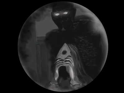 Ouija art black demon ghost girl movie ouija supernatural