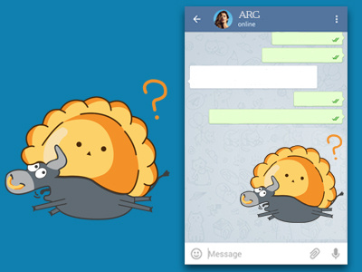 Arg Telegram 1 by Alla Avramenko (Leslava) on Dribbble