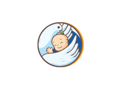 Caring For Children wings logo design logo sky caring for children kids dove
