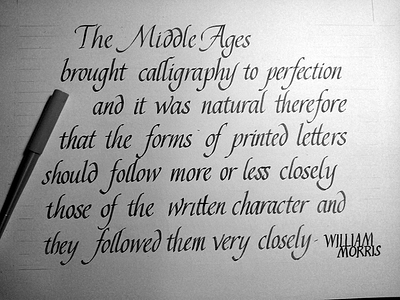 Calligraphy exercise caligrafia calligraphy chancery italic parallel quote