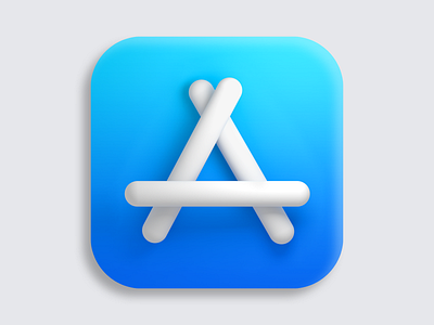 App Store Big Sur 3D icon