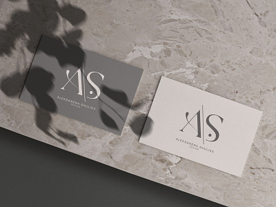 AS Logo and Business Card for Interior Designer