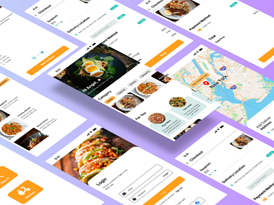 ZRest - Food delivery mobile app app design app ui design food app food delivery mobile app mobile design restaurant app ui uiux user experience user interface ux