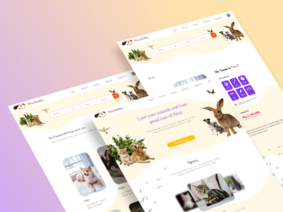 PetsShelters - Website Design landing page landing page design pet website pets shelter pets website responsive design responsive website ui ui design uiux user interface design ux ux design web design web site design website website design