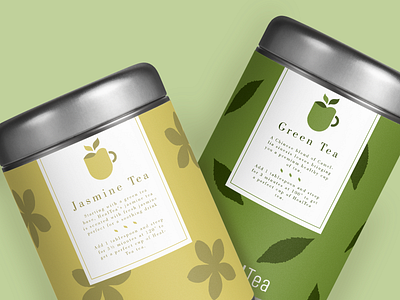 HealTea - Green & Jasmine Tea branding design graphic design logo