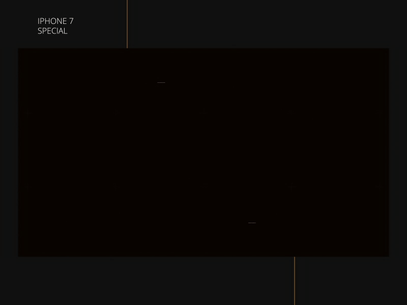 Special project IPhone 7 Plus for blog animation apple behance design gif interface ios10 iphone7 iphone7plus ui ux webdesign