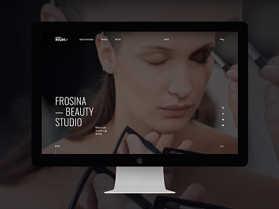 Beauty studio beauty makeup minimal studio stylist ui ux web webdesign