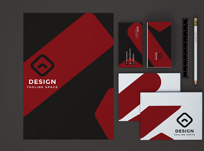 Modern STATIONERY showroom and BUSINESS IDENTITY branding businesscard design graphic design illustration logo photoshop professional ui vector