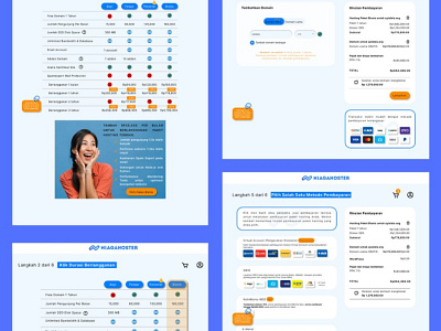 Niagahoster: Redesign Plan Page of a Hosting Company app design hosting company redesign ui ui design ux web hosting web redesign