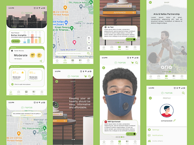 Redesign Air Quality App: Nafas