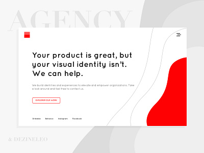 Agency agency ui web design 网页设计