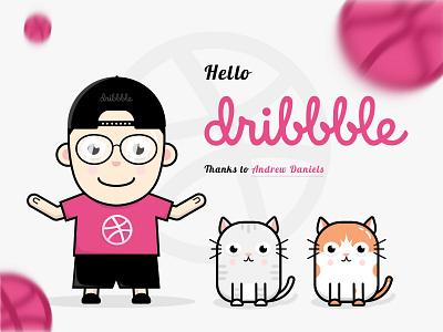 Hello Dribbble | The Debut debut design dribbble first shot 设计 追波