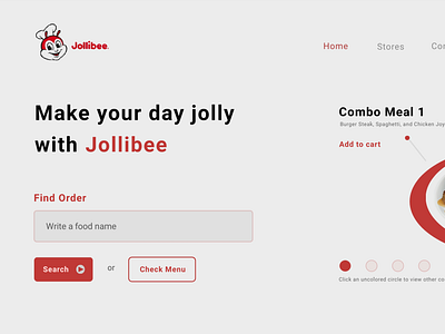 Jollibe UI Landing Page