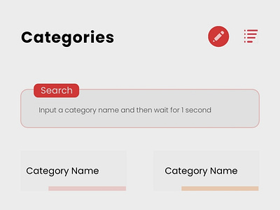 Notes App Categories Manager