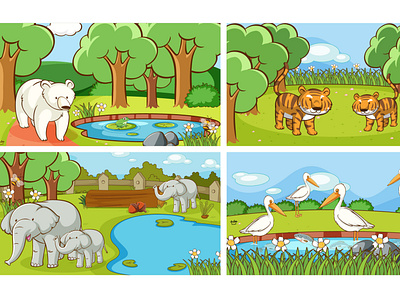 background-scenes-animals-wild animation background scenes animals wild graphic design motion graphics