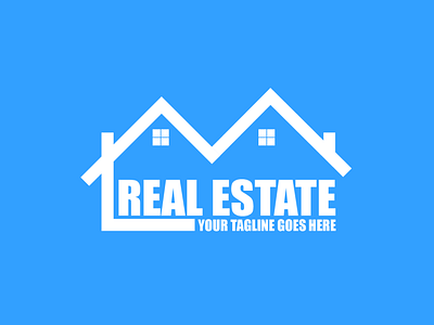 realestate logo by Arjun singh on Dribbble