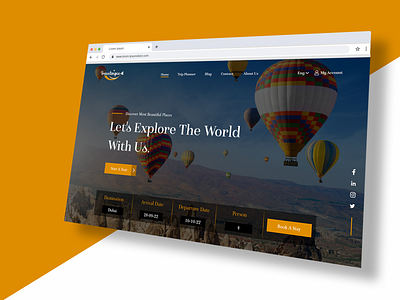 travel/travelling agency landing page adobexd landingpage travel traveling agency ui uiux website