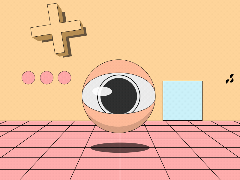 An eye animation design eye graphic design illustration motion graphics