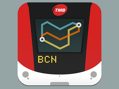 Metrolinea Barcelona App icon barcelona icon metro metrolinea spain subway tube