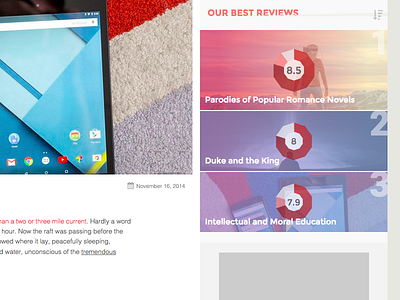 Top reviews widget css decagon impala magazine rating theme widget wordpress