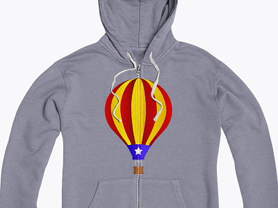 Catalan Independentist Air Balloon