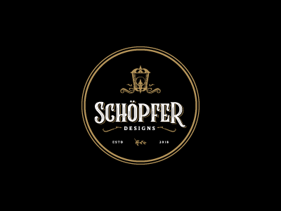 Schopfer Designs create creator designs lantern logo mature ornament shot vintage