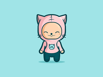 Meow Chibi Illustration cat character chibi illustration meow