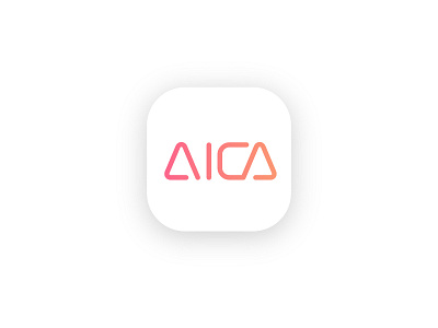 AICA Logo Type app branding chatbot design globe labs icon line logo type typeface