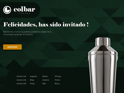 UI Web for Bartenders