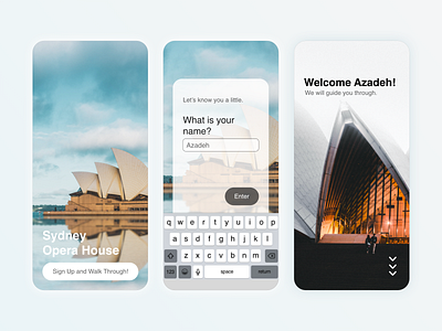 DailyUI 001 - Sign Up to Opera House App