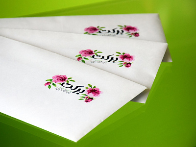 Barkat Mail Pockets - 2016 2d charity delivery flowers green grocery illustration logo mail online shop pocket print receipt service design