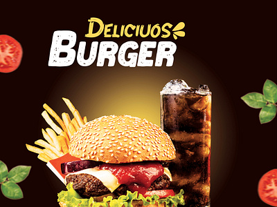Burger Social Media Add banners cover photos design graphic design posters social media design social media posts